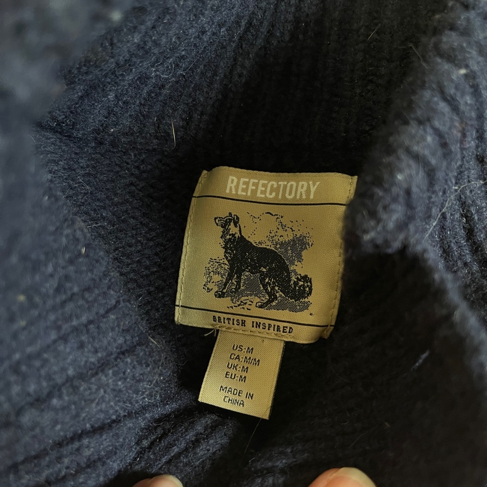 Refectory Wool blend button up sweater - Picture 2 of 7